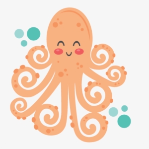 Octopus Clipart Svg Svg Transparent - Octopus Cute Clipart Png #332484