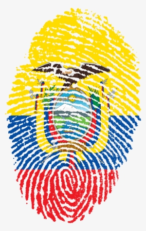Ecuador Flag Fingerprint Country 654130 - Republic Day 2018 Trinidad #332519