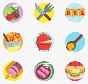 Bbq 50 Icons - Flat Icons #332843