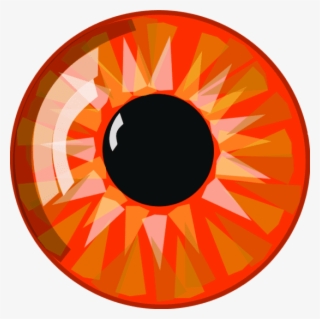 Blue Eye With Eyeliner Clip Art At Clker - Orange Eyeballs Clip Art #333681