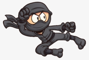 Ninja Cartoon Png Clipart Free Stock - Ninja Clipart #333939