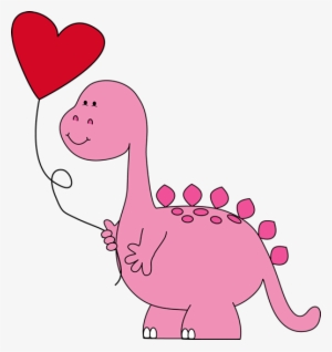 Dinosaur - Valentines Day Clip Art Dinosaur #334086