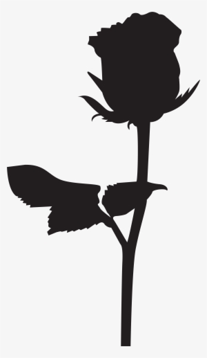 15 Beauty And The Beast Silhouette Png For Free Download - Silhouette Of A Rose #334246
