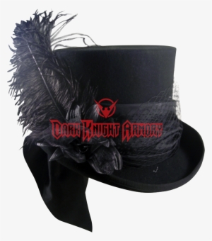 Picture Free Stock Mad Hatter Black Felt Top Hat Mci - Hat #334594