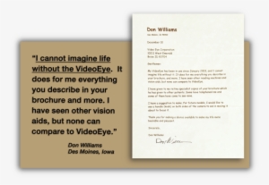 05 I Cannot Imagine Life Without The Videoeye #335159