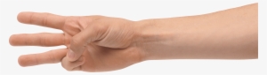 Three Fingers Png #335274
