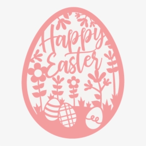 Happy Easter Egg Cute Svg Cut Files Svg Scrapbook Cut - Cricut #335891