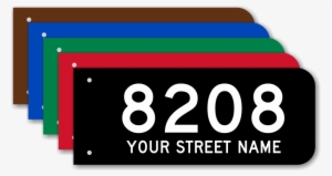 Zoom - Personalize - Smartsign Add Own House Number And Custom, 2-sided #336624