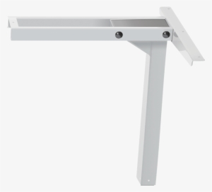 White Stand Up Desk Frame Right Side - Paper #336645