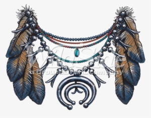Native American Feathers - Pendant #336846