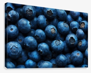 Blueberries Background Close-up Canvas Print - Blueberries Background #337013