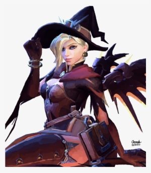 Mercy Witch Png - Transparent Overwatch Mercy Png #337152