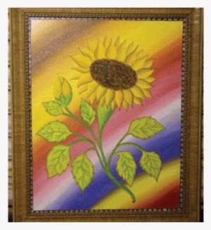 Painting-sun Flower - Picture Frame #337576