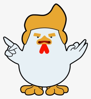 Vectorized Trump Chicken - Casual Top #337602