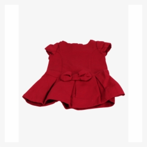 Jacadi Red Bow Flare Dress - Blouse #337746