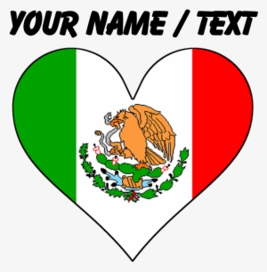 Custom Mexico Flag Heart Classic Thong - Flag Of Mexico #337776