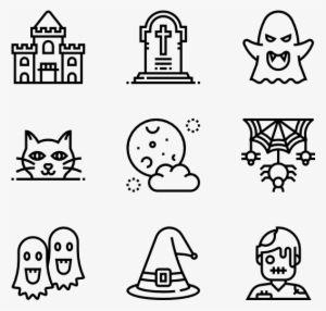 Halloween - Hand Drawn Icons Png #337864