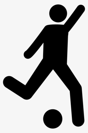 Football Player Attempting To Kick Ball Comments - Kickball Png #338278