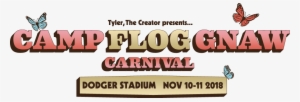 Camp Flog Gnaw Carnival Lineup Announced, Kanye West - Camp Flog Gnaw 2018 Logo #338714