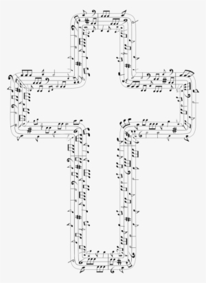 Line Art Abstract Art Christian Church Neck - Music #339187