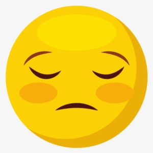 Sad Face Emoticon - Glad Smiley Uden Baggrund #339498