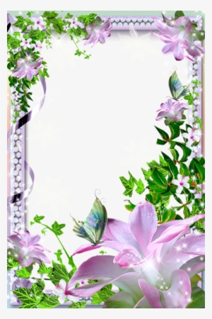 Free Icons Png - Beautiful Flower Photo Frames #339689