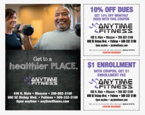 Anytime Fitness Coupon - Anytime Fitness Discount #3300538