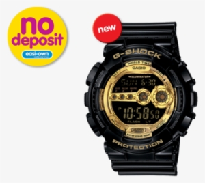Casio G-shock Black/gold - Casio Black Watch Gd100gb-1 Black Large #3301077