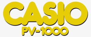 Casio Pv1000 Roms - Casio Pv 1000 Logo #3301183