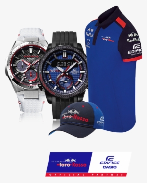 Edifice Watches, Toro Rosso Cap And Shirt With Toro - Casio Edifice #3301203
