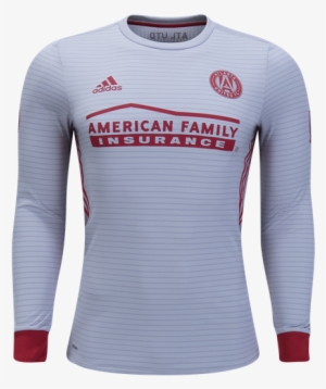 Adidas Atlanta United Long Sleeve Away Jersey - American Family Insurance #3301644