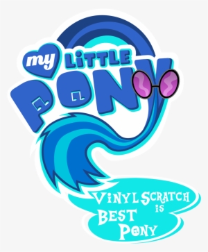 Fanart Mlp My Little Pony Logo Vinyl Scratch By Jamescorck-d5q79b5 - My Little Pony Best Pony Base #3301920