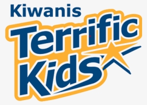 Kiwanis Terrific Kids Logo With Just Text In Blue And - Terrific Kids #3302384