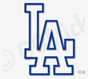 La Dodgers Logo Outline #3302510