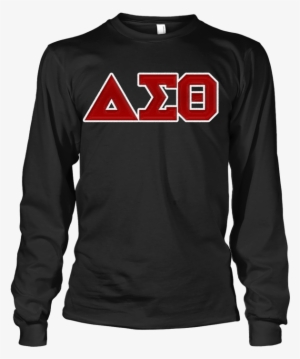 Delta Sigma Theta Greek Letter Long Sleeve - Alpha Kappa Alpha Greek Letter Long Sleeve #3302925