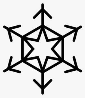 Star Shaped Snow Flake Crystal Vector - Cartoon Spider Web #3305929