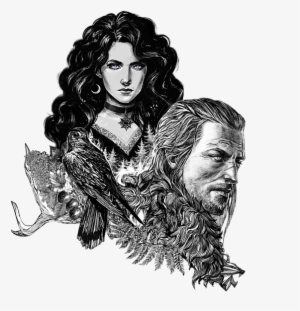 Bleed Area May Not Be Visible - Yennefer And Geralt Art #3306174
