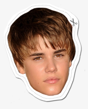 We're Printing This Justin Bieber Mask For A Birthday - Justin Bieber Face Transparent #3307416