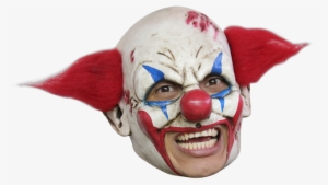 Deluxe Clown Chinless Mask - Open Mouth Clown Mask #3307472