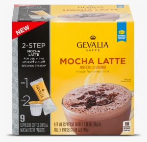 Image Of Mocha Latte Box - Gevalia Mocha Latte K-cup Packs And Froth Packets, #3307569