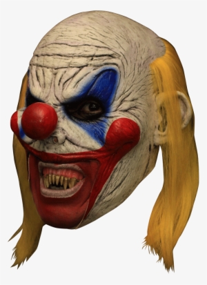 Clooney Clown Mask - Adult Mens Clooney Clown Mask - Halloween Fancy Dress #3307639