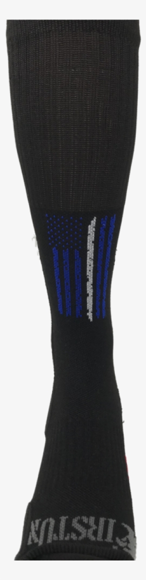 Thin White Line Crew Sock - Sock #3307870