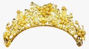 An Antique Gold Parure - Gold Head Piece Transparent #3308460