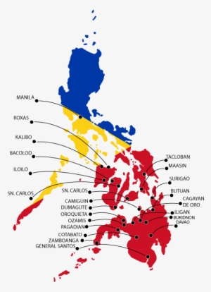 Philippines Flag Map Png #3308766