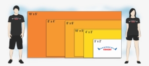 Vinyl Banner Available Colors - 2 X 3 Banner Size #3309183