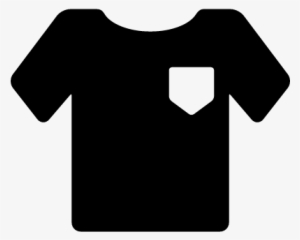 T-shirt With Pocket Vector - T Shirt Flat Icon #3309236