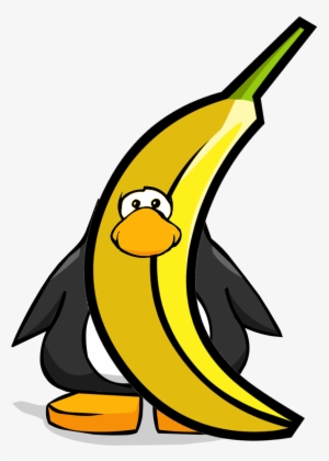 Banana Costume - Club Penguin Light Blue Penguin #3309238
