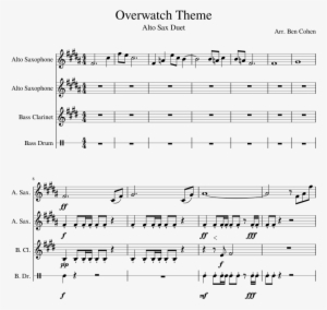 Overwatch Theme Sheet Music Composed By Arr - Alto Saxophone #3309264