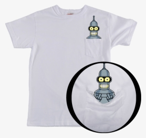 Bender Pull Down Pocket T-shirt - Pull Down Pocket T Shirts #3309320
