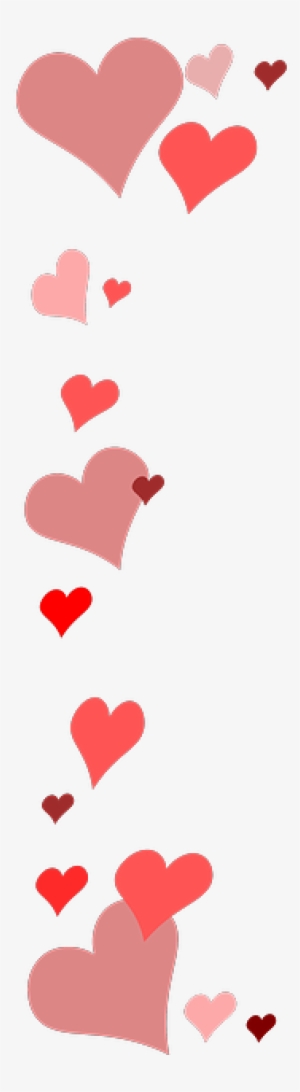 Red-47950 - Valentines Heart Border Transparent #3309949 Red-47950 - Valentines Heart Border Transparent #3309949